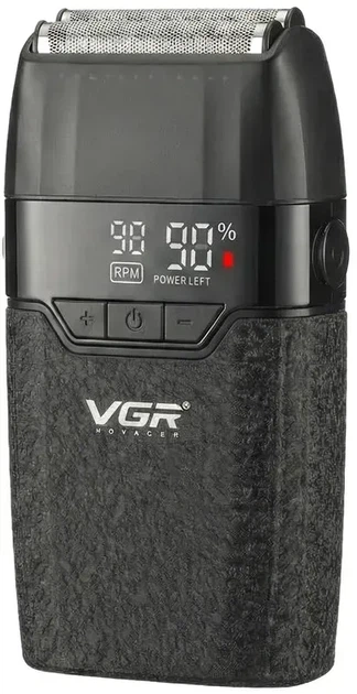 Електробритва чоловіча VGR V-640S (Професійний шейвер з LED-дисплеєм) - изображение 2