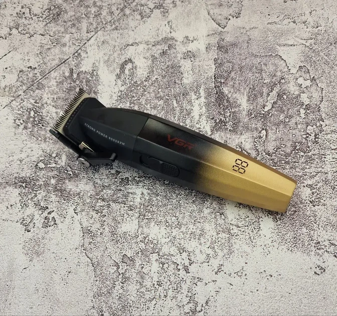 Профессиональная мощная машинка VGR V-003 — 9000 об/мин, металлический корпус и керамический нож - изображение 3