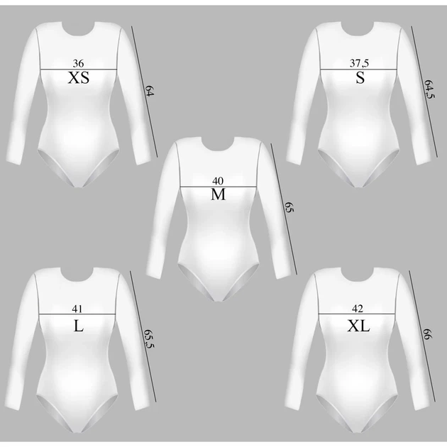 Боди "Classic" жёлтый XS-XL Bodysuit - изображение 4