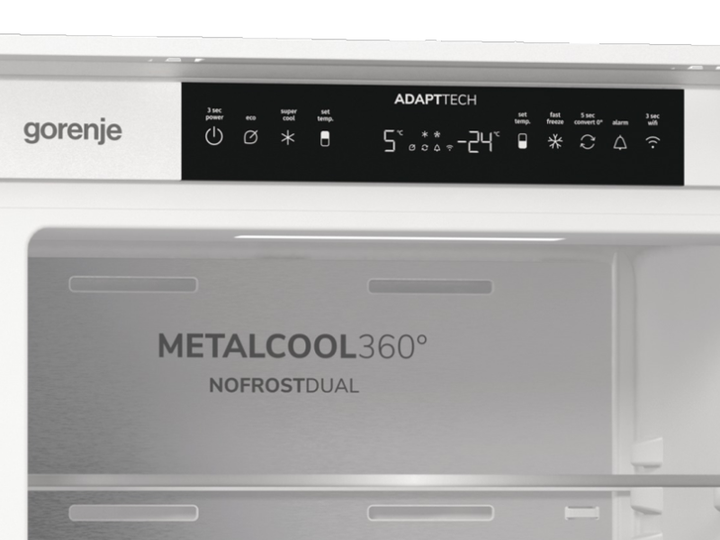 Холодильник вбудований Gorenje - NRKI517E82WF - зображення 5
