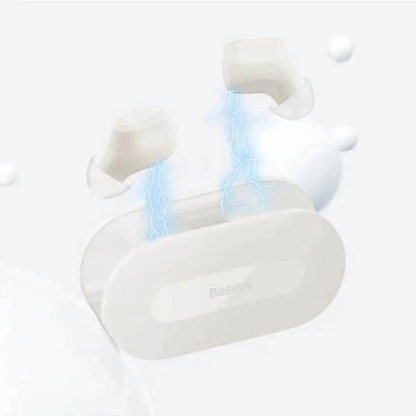 Беспроводные вакуумные Bluetooth наушники Baseus Bowie EZ10 True Wireless Earphones гарнитура с микрофоном White A00054300226-Z1 - изображение 2