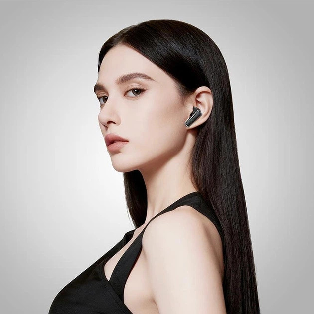 Беспроводные вакуумные Bluetooth наушники HOCO EQ35 Rhyme TWS BT гарнитура с микрофоном с шумоподавлением ANC ENC Black - изображение 4