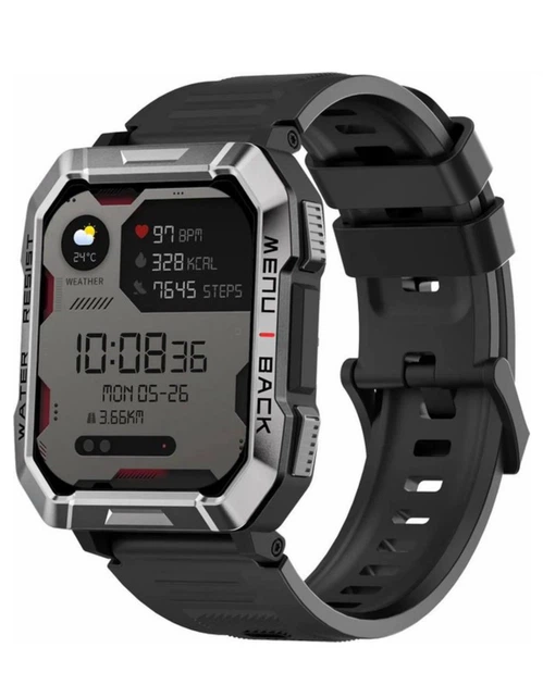 Смарт-годинник Blackview W60 Black 2.01" Display 900mAh Battery LED Flashlight IP68 - изображение 7