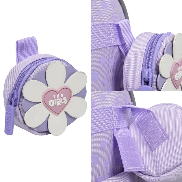 Рюкзак дитячий Flower Smile K-37XS для дівчинки 32 см YES (550461) - изображение 9