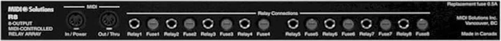 Контролер реле MIDI Solutions R8 (5904161821571) - зображення 2