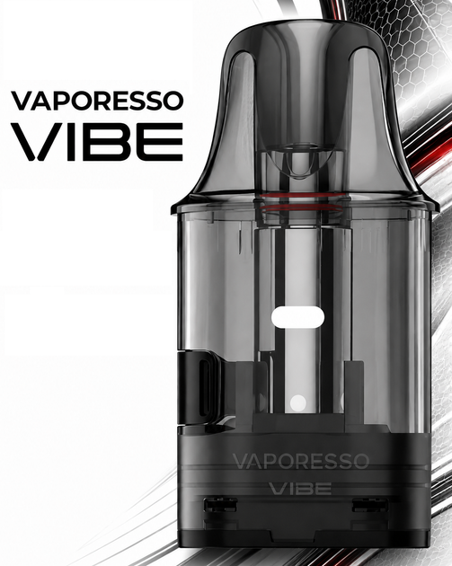 Картридж Vaporesso Vibe 0.8 Ом 24 Вт для электронной сигареты сменный пищевой пластик 4,5 мл бак - Фото 1 Картридж Vaporesso Vibe 0.8 Ом 24 Вт для электронной сигареты сменный пищевой пластик 4,5 мл бак - изображение 1