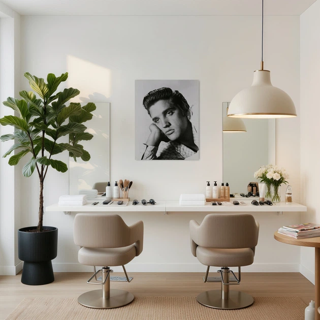 Інтер'єрна картина Елвіс Преслі, Elvis Presley, rockabilly, король рок-н-ролу, 37×30 см (id1747) - зображення 2