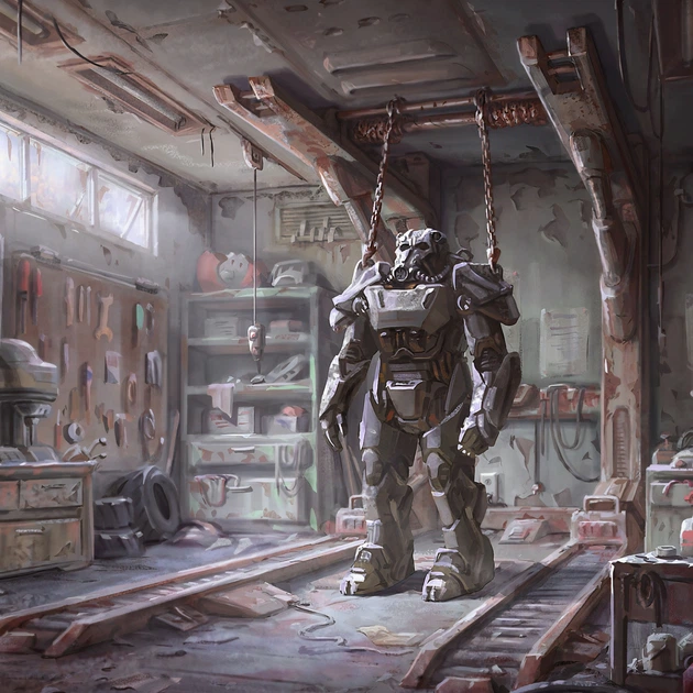 Интерьерная картина Фаллаут 4, мастерская, концепт арт, Fallout 4, 30×42 см (id2172) - Фото 3 Интерьерная картина Фаллаут 4, мастерская, концепт арт, Fallout 4, 30×42 см (id2172) - изображение 3