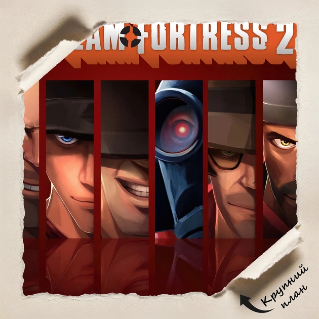 Постер Team Fortress 2, TF2, декор комнаты геймера, A3 28×42 см (id7322) - изображение 4