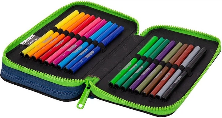Piórnik CoolPack Jumper 2 Monster Team dwukomorowy z wyposażeniem 19.5 x 12.5 x 5 cm (5903686367472) - obraz 3