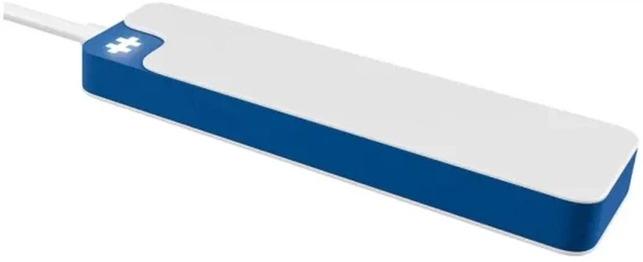 Hub USB Hyper HyperDrive Flex 4 Port USB-C Hub White/Blue (HD5201BUGL) - obraz 2