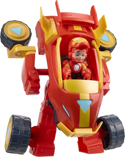 Набір Hasbro Marvel 2 in 1 Iron Man and his awesome friends: Mech Suit and Vehicle 10 см G1474 (5010996313317) - зображення 5