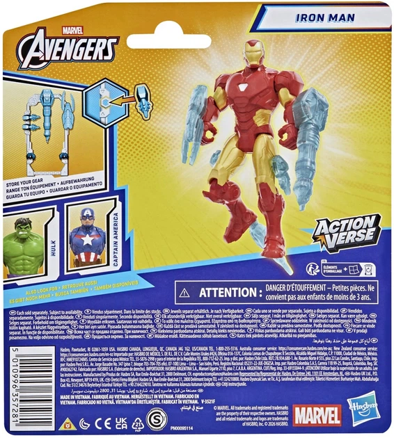 Набір Hasbro Marvel Avengers: Iron Man 11.5 см G2846 (5010996357281) - зображення 2