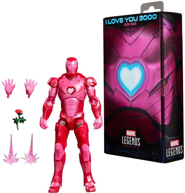 Набір Hasbro Marvel Classic: Marvel Legends Series I Love You 3000 Iron Man 15 см G2117 (5010996352491) - зображення 2