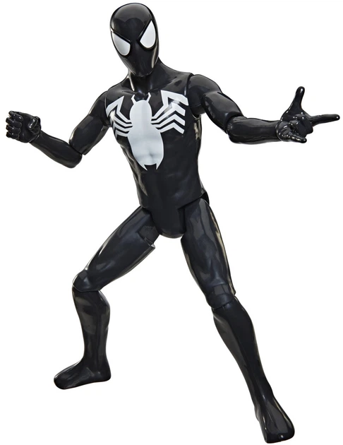 Фігурка Hasbro Marvel Titan Series Spider-Man: Black Suit Spider-Man 30 см G2860 (5010996361219) - зображення 5
