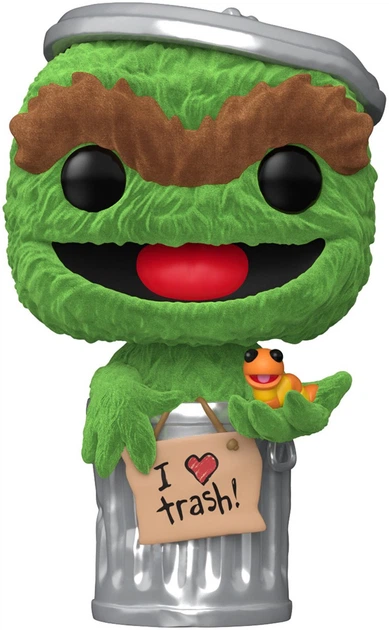 Фігурка Funko Pop! Television 123 Sesame Street: Oscar the Grouch 10 см 88516 (889698885164) - зображення 2