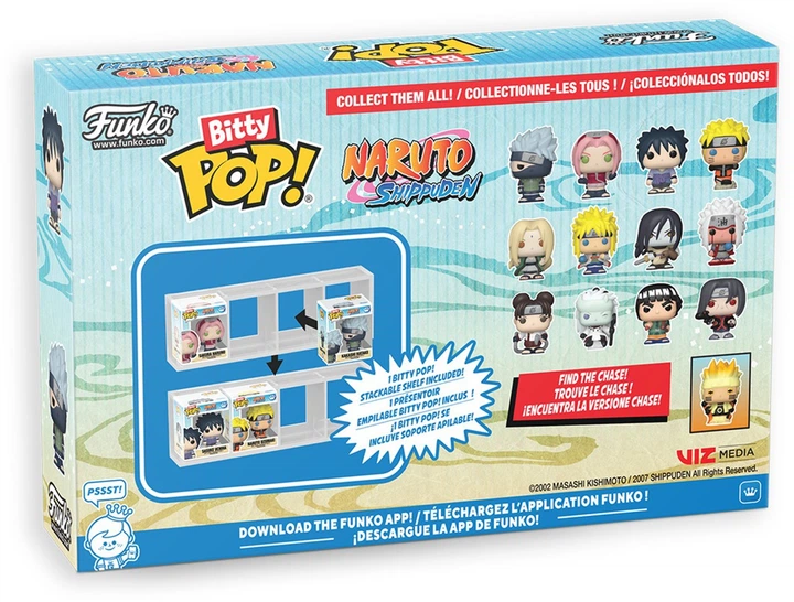 Набір фігурок Funko Bitty Pop! Naruto Shippuden: Тентен, Мадара, Майто Ґай, Ітачі Учіха 2.3 см 92503 (889698925037) - зображення 2