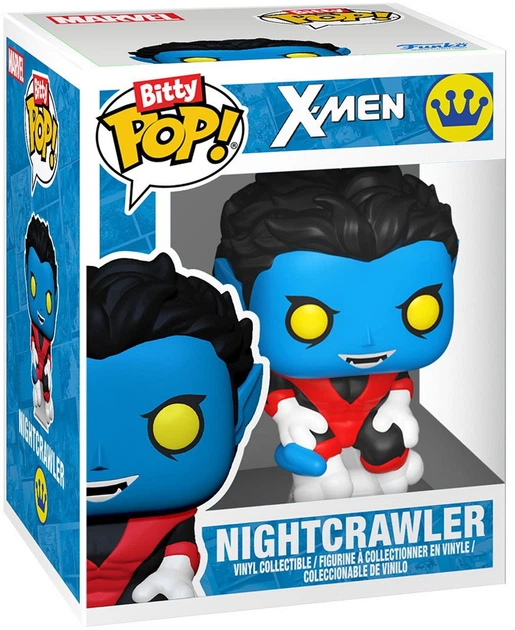 Набір фігурок Funko Bitty Pop! X-Men: Роуґ, Найткраулер, Гамбіт, Шторм 2.3 см 92502 (889698925020) - зображення 7