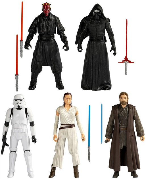 Набір фігурок Hasbro Disney Star Wars: Galactic Good vs. Evil 9,5 см G0310 (5010996238832) - зображення 4