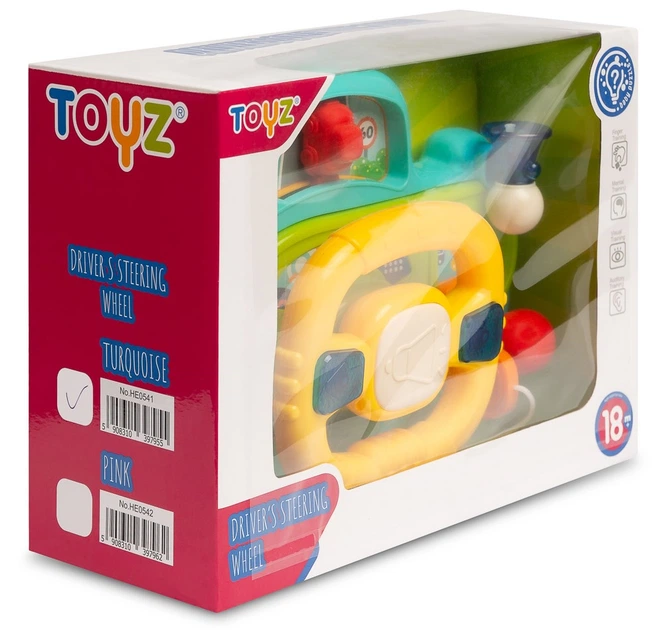 Розвиваюча іграшка Toyz Кермо гонщика Бірюзова (5908310397955) - зображення 7