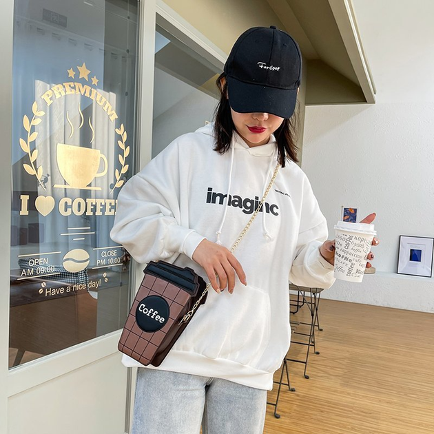 Сумка через плечо Стакан кофе Coffee Cup 23х10 см - изображение 3