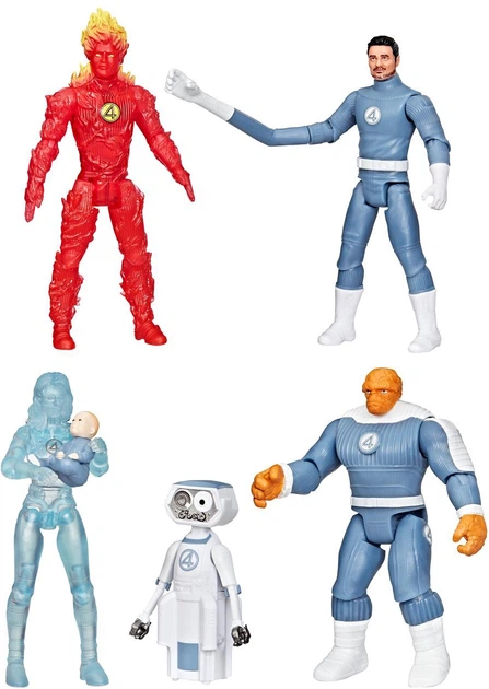Набор фигурок Hasbro Marvel Epic World of Action: The Fantastic Four First Steps 6 см G0982 (5010996325389) - Фото 4 Набор фигурок Hasbro Marvel Epic World of Action: The Fantastic Four First Steps 6 см G0982 (5010996325389) - изображение 4