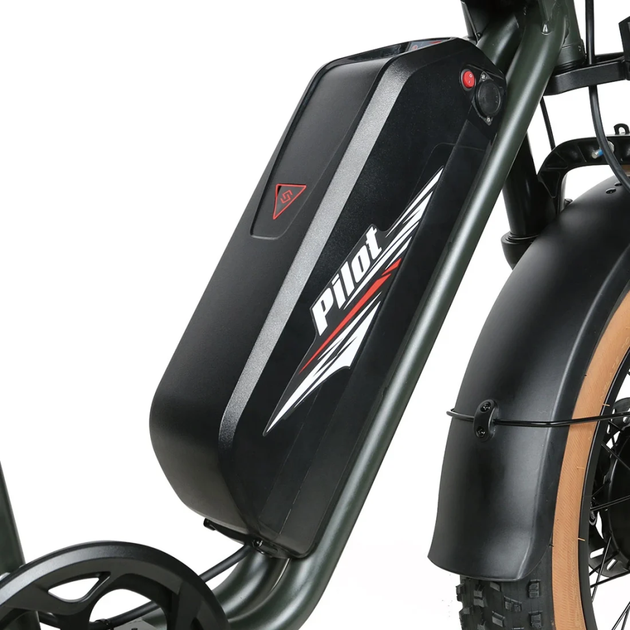 Електровелосипед SAMEBIKE M20 III (2000 Вт; 36 А * рік; 48 В), колеса 20 ", з ручкою газу, зелений (ECO_SMB-M20-III-green) - зображення 6