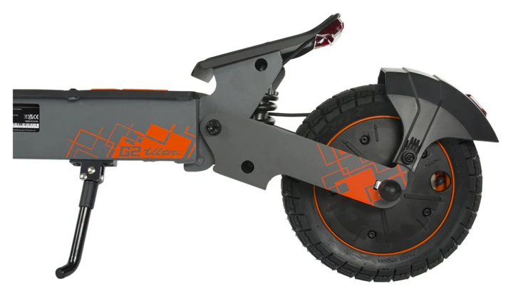 Електросамокат KUGOO KIRIN G2 Ultra 2025 (800x2 Вт; 18 А*год; 48В), чорний (ECO_Kk-G2Ultra) - изображение 6