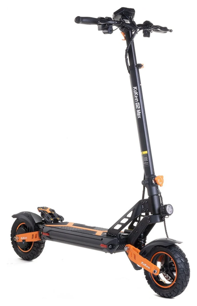 Електросамокат з сидінням Kugoo Kirin G2 MAX 2025 (1000 Вт; 20 А/год; 48 В), чорний (ECO_Kk-G2MAX) - изображение 4
