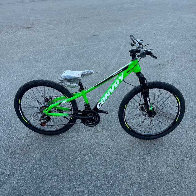 Велосипед CrossBike 26" Convoy 2026 Рама 13" green-black - зображення 2