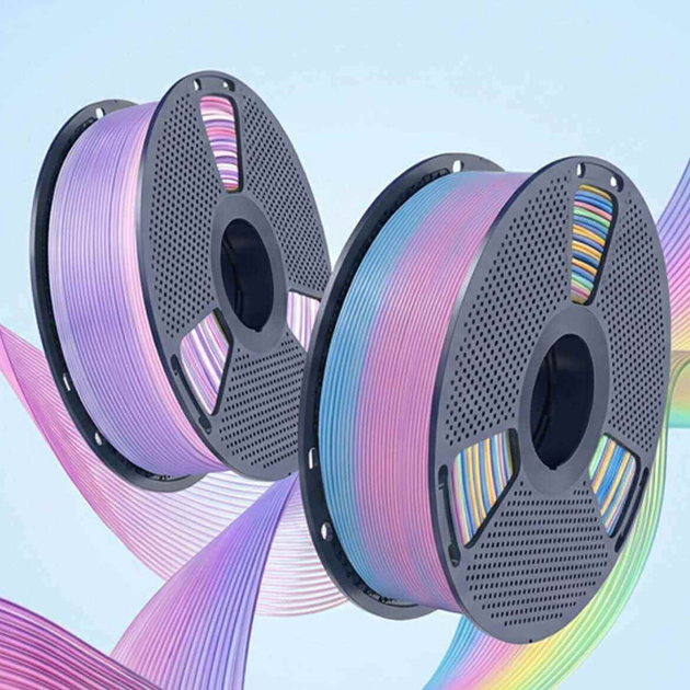 Филамент (пластик для 3D-принтера) SUNLU PLA Rainbow R4-0266 1,75 мм 1 кг - изображение 5