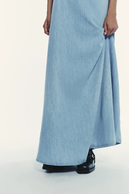 Джинсова сукня міді Zara 1957/280 S - Фото 2 Джинсова сукня міді Zara 1957/280 S - зображення 2