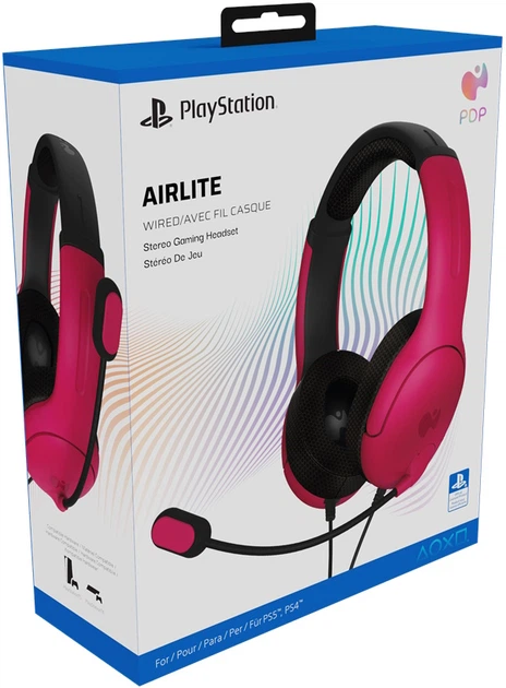 Słuchawki PDP Airlite Wired Gaming Headset Cosmic Red (052-011-RD) - obraz 3