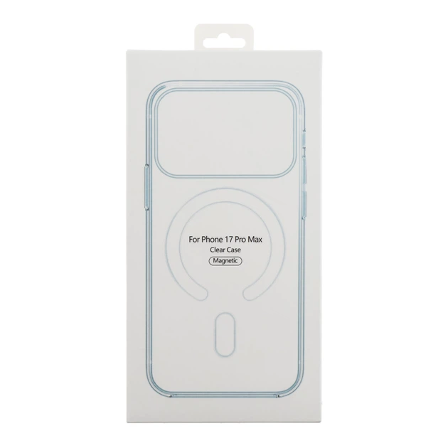 Чохол для iPhone 17 Pro Max TPU Clear Case з Magsafe-C прозорий - зображення 7