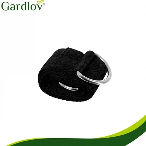 Гамак одвесное кресло 210 см серое хлопок 150 кг для сада и балкона Gardlov - изображение 8