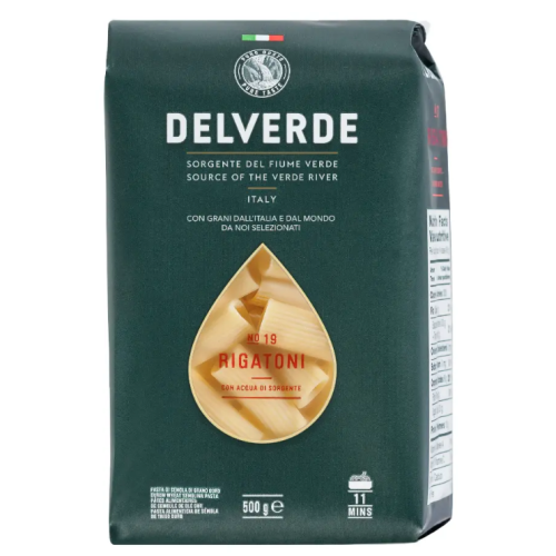 Макароны Delverde Rigatoni №19 500 г - Фото 1 Макароны Delverde Rigatoni №19 500 г - изображение 1