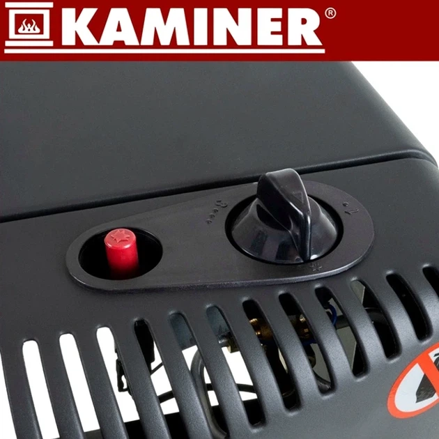 Газовий обігрівач KAMINER 4.2 кВт для приміщень до 60 м² з редуктором та шлангом - зображення 8