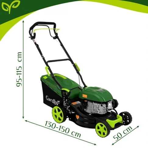Газонокосилка бензиновая самоходная Gardlov DriveX 2.3 кВт 149 см³ ширина 40.6 см корзина 50 л функция мойки - Фото 4 Газонокосилка бензиновая самоходная Gardlov DriveX 2.3 кВт 149 см³ ширина 40.6 см корзина 50 л функция мойки - изображение 4