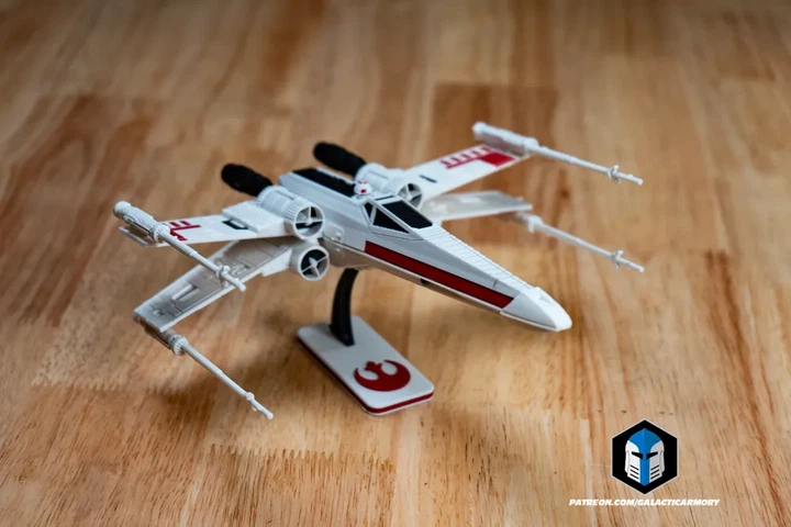Модель для збирання космічного винищувача x-wing з всесвіту Зоряні війни. Aivory - изображение 3