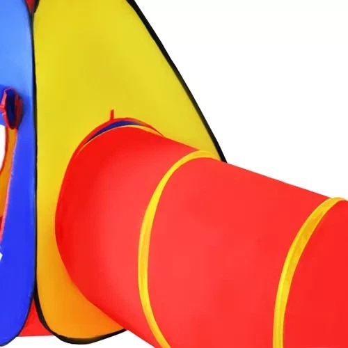 Детская игровая палатка 3в1 Kruzzel 22523 с туннелем и сухим бассейном для дома и улицы + чехол - изображение 10