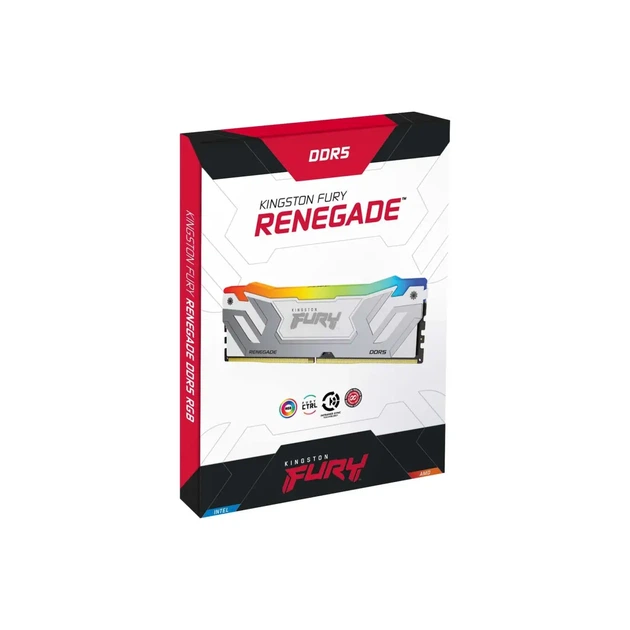 Модуль пам'яті Kingston FURY Renegade White RGB DDR5-8400 CUDIMM 24GB (KF584CU40RWA-24) - изображение 2