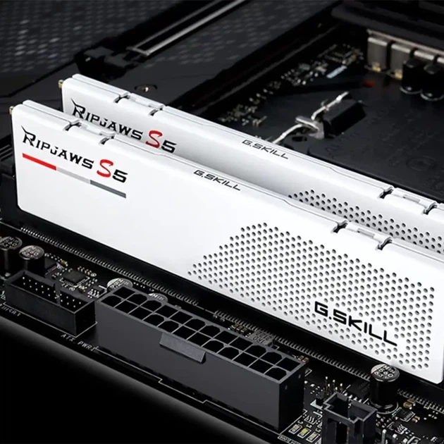 Модуль пам'яті G.Skill Ripjaws S5 White DDR5-5600 64GB (2x32GB) CL46-45-45-89 1.10V - изображение 4