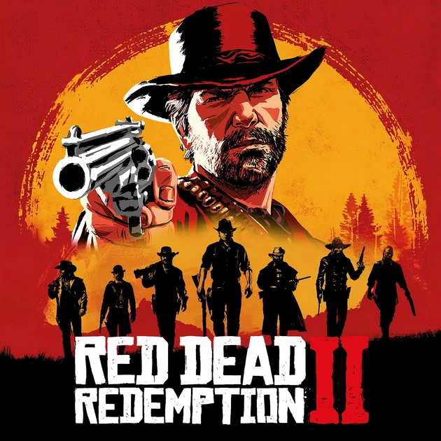 Интерьерная картина Red Dead Redemption 2, RDR 2, декор комнаты геймера, 60×85 см (id2954) - изображение 5