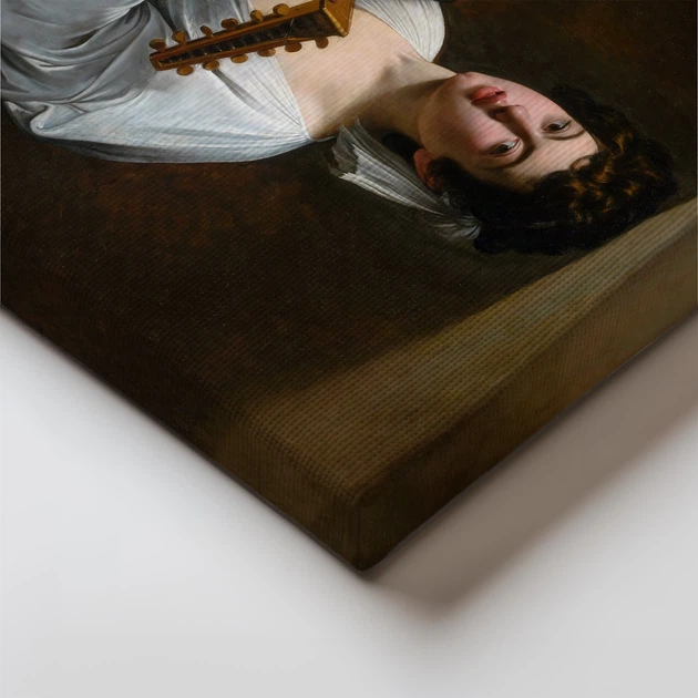 Интерьерная картина Лютнист, Караваджо, Caravaggio, интерьерный декор, 30×37 см (id7009) - изображение 4