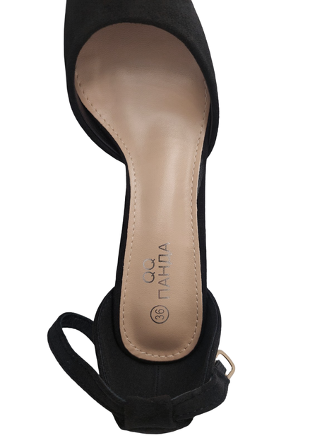 Туфли женские QQ SHOES QQ48-1/41 Черный 41 размер - 27,2 см стелька - изображение 6
