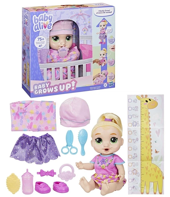 Lalka Bobas Hasbro Baby Alive: Baby Grows Up! 35 cm (G1444) (5010996344380) - Zdjęcie 3 Lalka Bobas Hasbro Baby Alive: Baby Grows Up! 35 cm (G1444) (5010996344380) - obraz 3