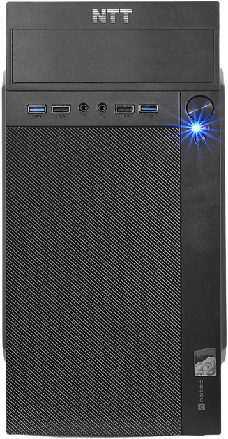 Komputer NTT System Desk Black (ZKO-R7A520-H02P) - obraz 3