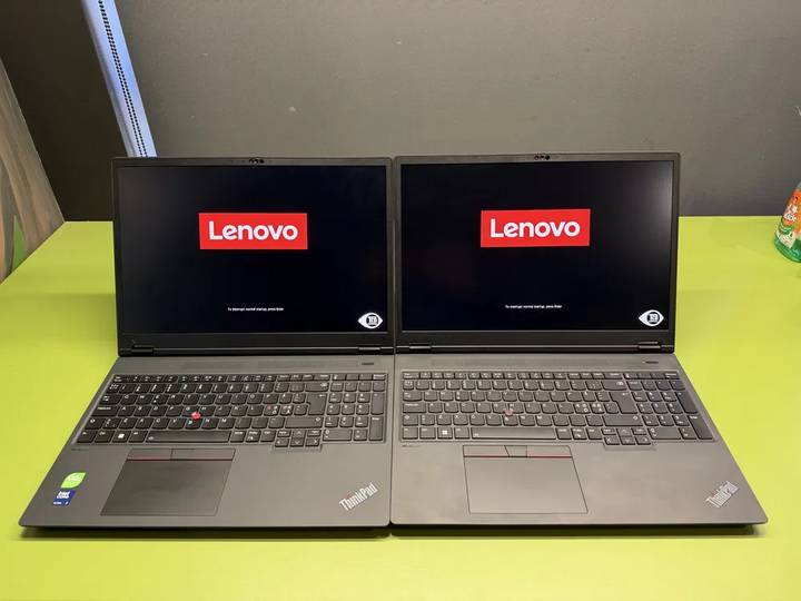 Мобільна робоча станція Lenovo ThinkPad P16v Gen2 / 16" (1920x1200) IPS / Intel Core Ultra 7 155H (16 (22) ядер по 1.4 - 4.8 GHz) / 32 GB DDR5 / 1000 GB SSD / nVidia RTX 1000 Ada, 6 GB GDDR6, 96-bit / WebCam б/в - зображення 2