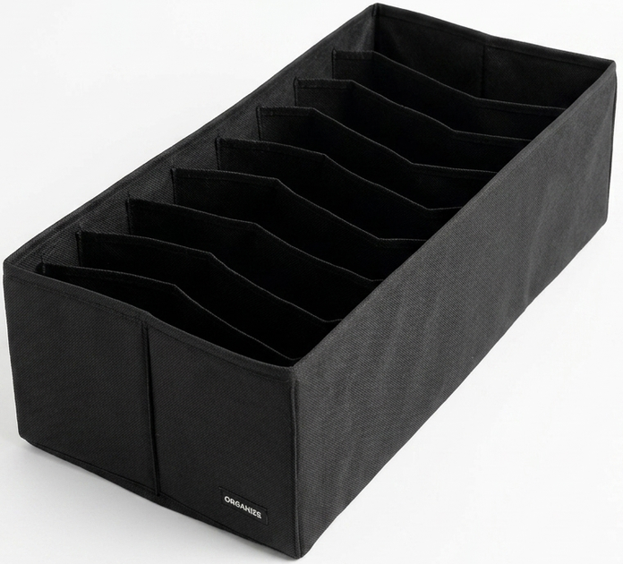 Короб ORGANIZE 16 х 25 х 50 см Черный (HY-50-black) - изображение 3