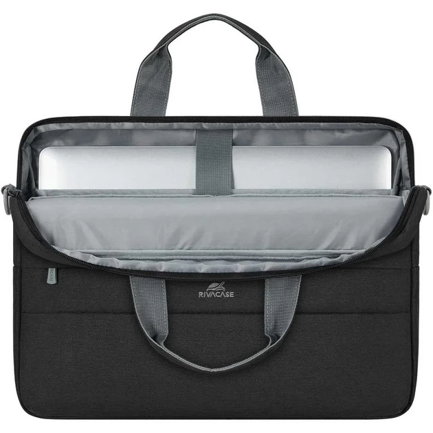 Сумка для ноутбука 15.6" RIVACASE Prater 7532 Black - изображение 5